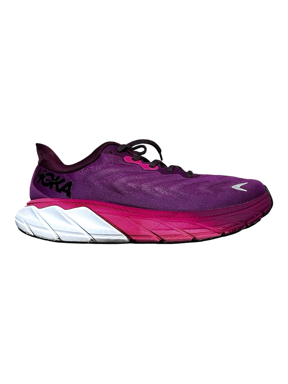Hoka Women's Purple and Pink Road-Running Shoe